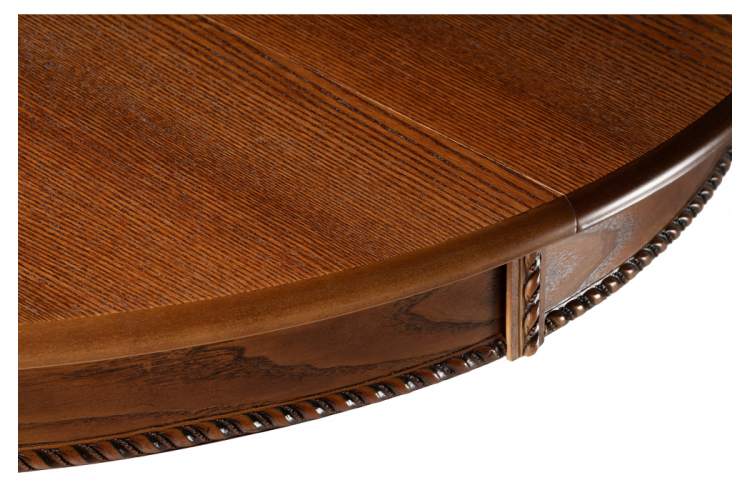 Стол деревянный Павия 100 орех с коричневой патиной-7