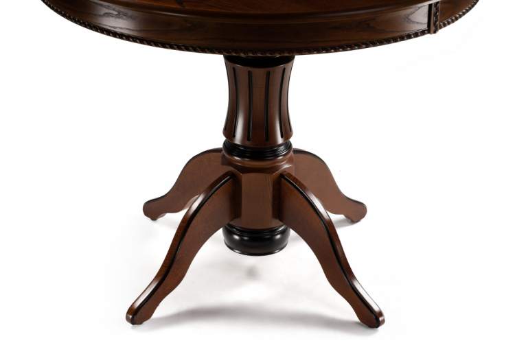 Стол деревянный Павия 100 орех с коричневой патиной-9