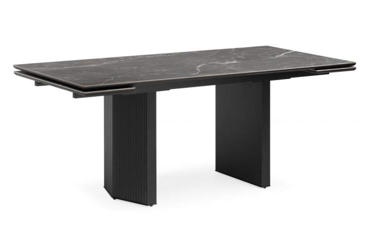 Керамический стол Монерон 180x90 nero marquina / черный