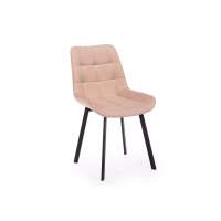 Стул на металлокаркасе Челси П бежевый (zd 210) / черный