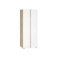 Шкаф Алетра ШК-800 дуб крафт серый / глянец белый