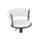 Lotus white / black Барный стул
