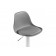 Soft gray / chrome Барный стул