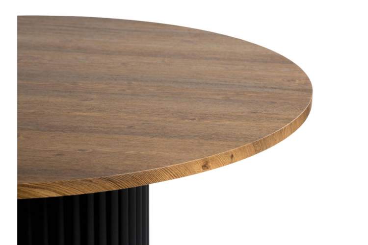 Стол деревянный Барел 90 орех кантри / черный-8