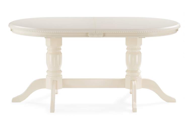 Стол деревянный Эвклаз овальный бежевый-1