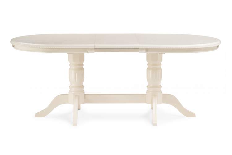 Стол деревянный Эвклаз овальный бежевый-2