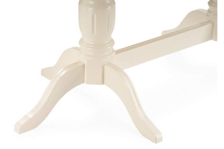 Стол деревянный Эвклаз овальный бежевый-7