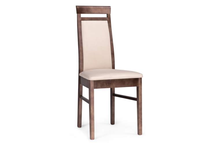 Стул деревянный Амиата бежевый / орех