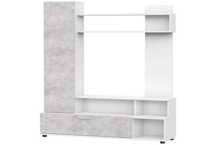 Готовая гостиная Nigel белый / цемент светлый-2