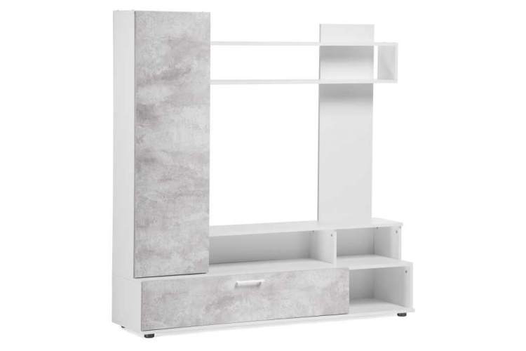 Готовая гостиная Nigel белый / цемент светлый-1