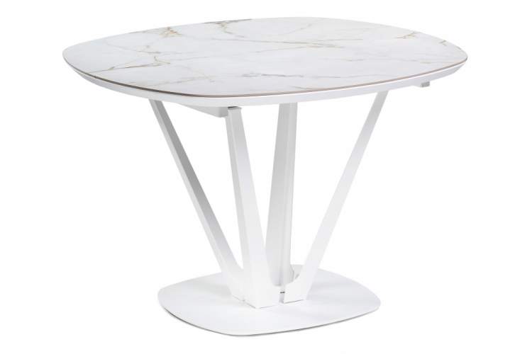 Керамический стол Азраун белый