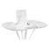 Керамический стол Азраун белый