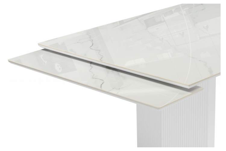 Керамический стол Монерон 200x100 дерево / белый-10