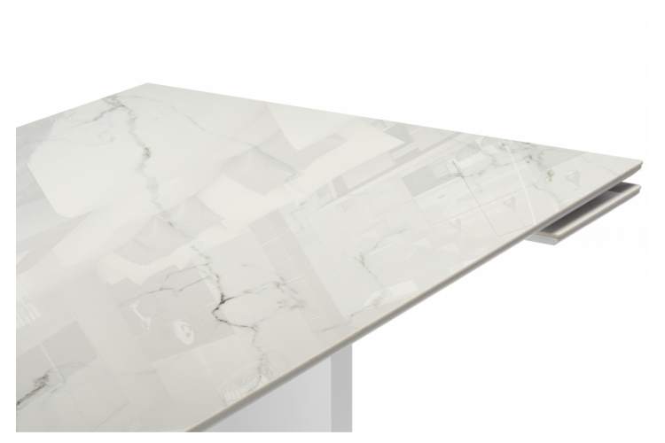 Керамический стол Монерон 200x100 дерево / белый-11