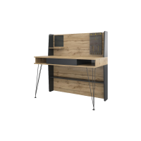 Компьютерный стол Нобира антрацит / дуб ирландский