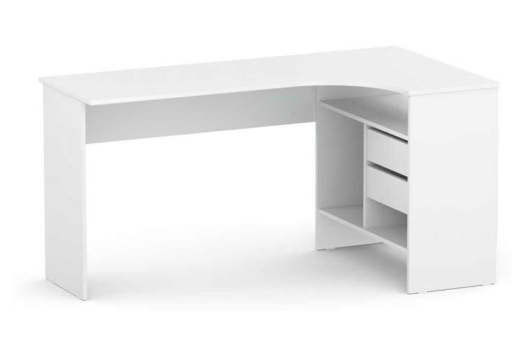 Компьютерный стол СПм-25 правый белый
