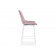 Алст розовый / белый Барный стул