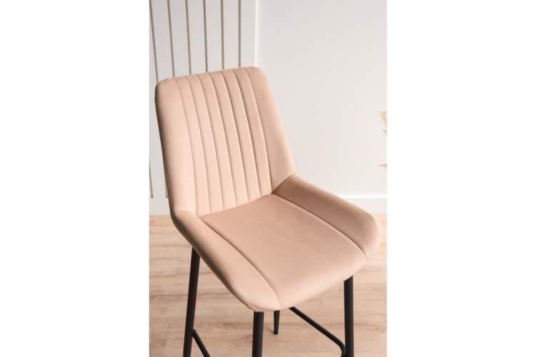 Барный стул Седа 360 бежевый (zd 210) / черный np-7