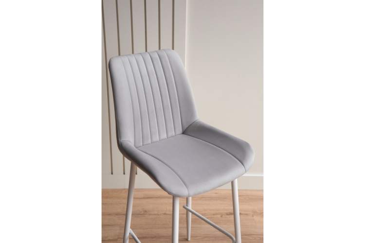 Барный стул Седа светло-серый (zd 960) / белый-6