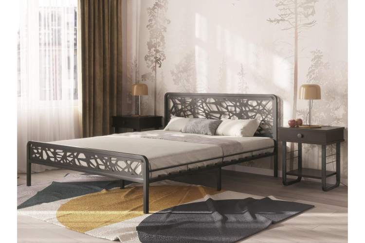 Тумба прикроватная Малгома черная / венге-7