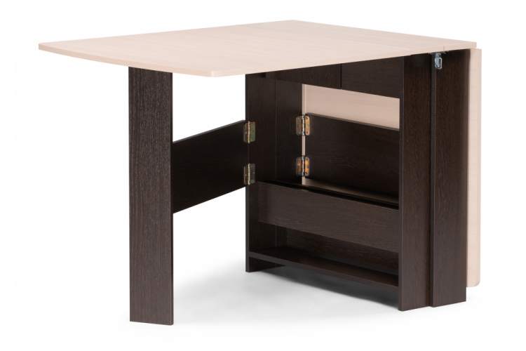 Стол деревянный Клотилд венге / дуб молочный-5