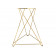 Milena white / gold Стол деревянный