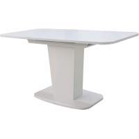 Стол деревянный раскладной Рондо-2 белый шелк