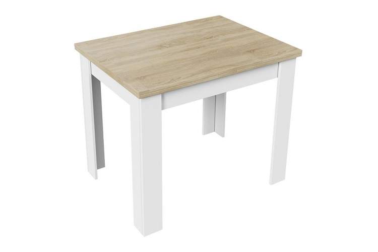Стол деревянный Промо Тип 3 белый / дуб сонома светлый