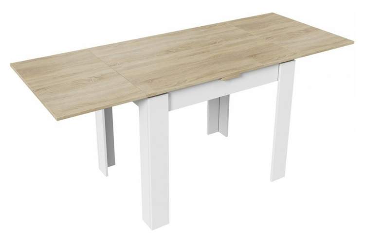 Стол деревянный Промо Тип 3 белый / дуб сонома светлый-2