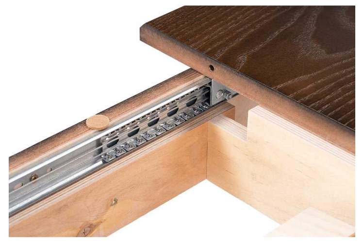 Стол деревянный Тефания орех темный-6