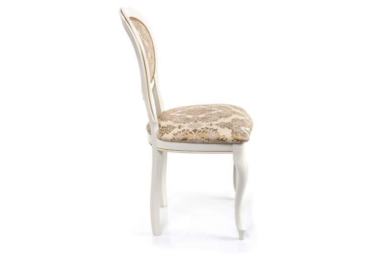 Стул деревянный Adriano молочный с патиной-6