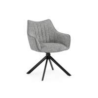 Стул на металлокаркасе Denever gray / black Стул на металлокаркасе Denever gray / black