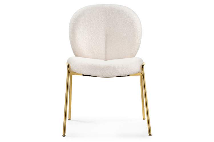 Стул на металлокаркасе Kalipso 1 white / gold-2