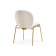 Стул на металлокаркасе Kalipso 1 white / gold