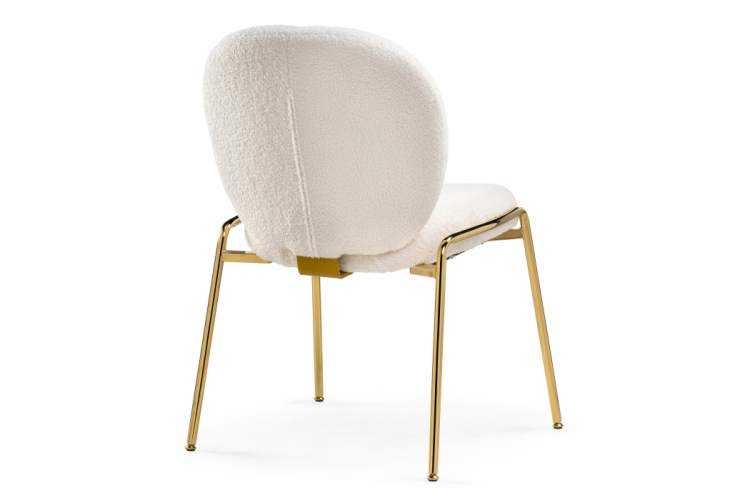 Стул на металлокаркасе Kalipso 1 white / gold-4