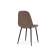 Стул на металлокаркасе Lilu dark brown / black