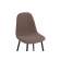 Стул на металлокаркасе Lilu dark brown / black