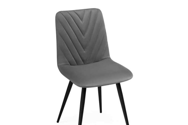 Стул на металлокаркасе Ральф темно-серый / черный-4