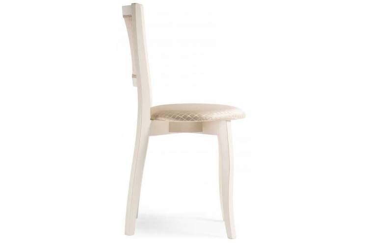 Стул деревянный Валери молочный / ромб-2