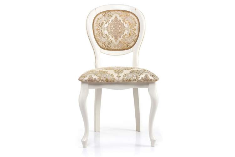 Стул деревянный Adriano молочный с патиной-8