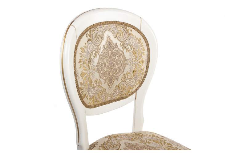 Стул деревянный Adriano молочный с патиной-9