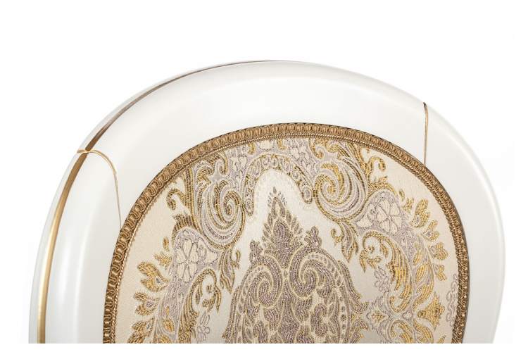 Стул деревянный Adriano молочный с патиной-10