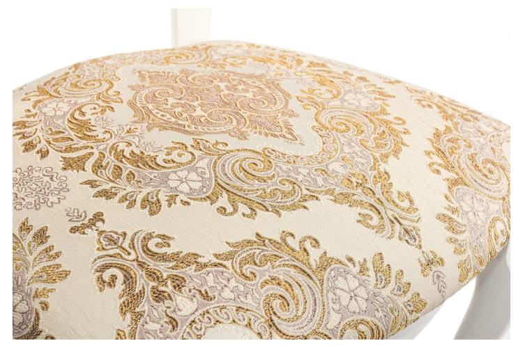 Стул деревянный Adriano молочный с патиной-12