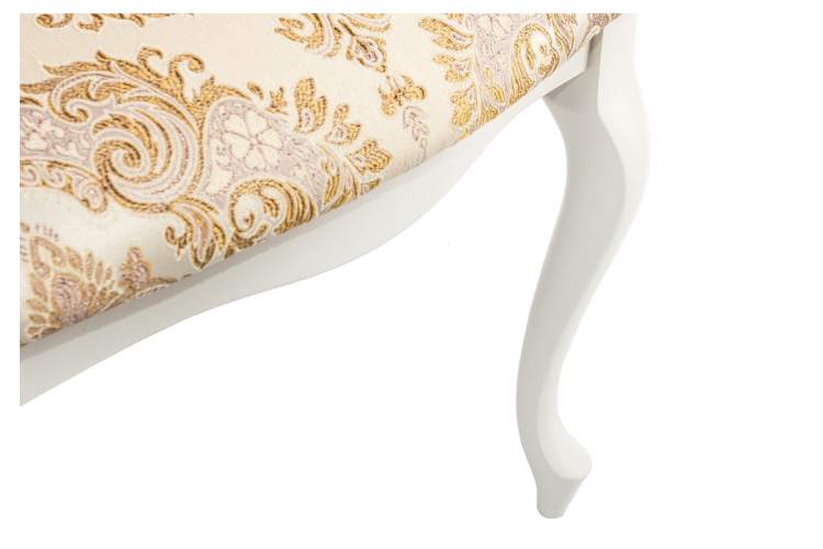 Стул деревянный Adriano молочный с патиной-13