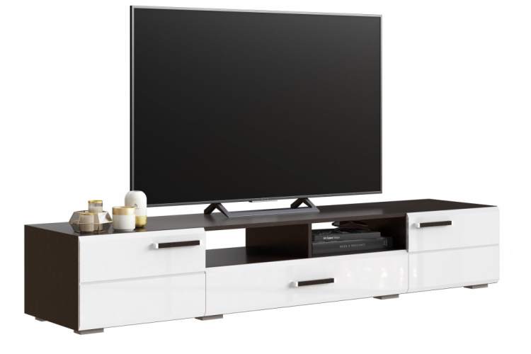 ТВ-тумба Иоги 2.0 венге / белый глянец