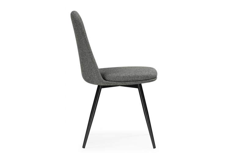 Стул на металлокаркасе Texas 1 поворотный светло-серый / черный-6