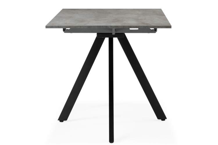 Стол деревянный Райн 116(160)x77 раздвижной цемент / черный-6