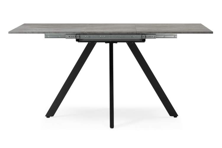 Стол деревянный Райн 116(160)x77 раздвижной цемент / черный-7