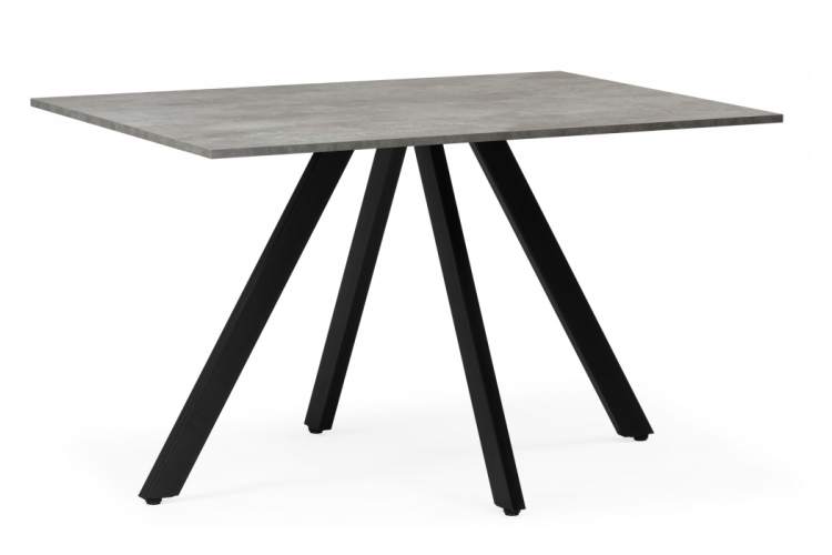 Стол деревянный Райн 116(160)x77 раздвижной цемент / черный