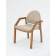 Стул-кресло Джуно 2.0, Орех/ Бежевый
